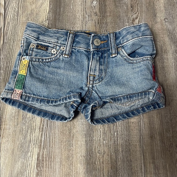 Polo by Ralph Lauren Blue Denim Kids Shorts - Picture 1 of 3